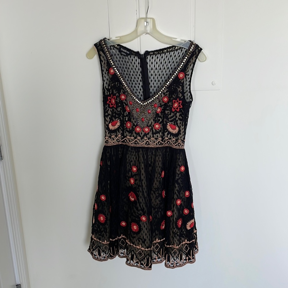 Bebe beaded dress size 0